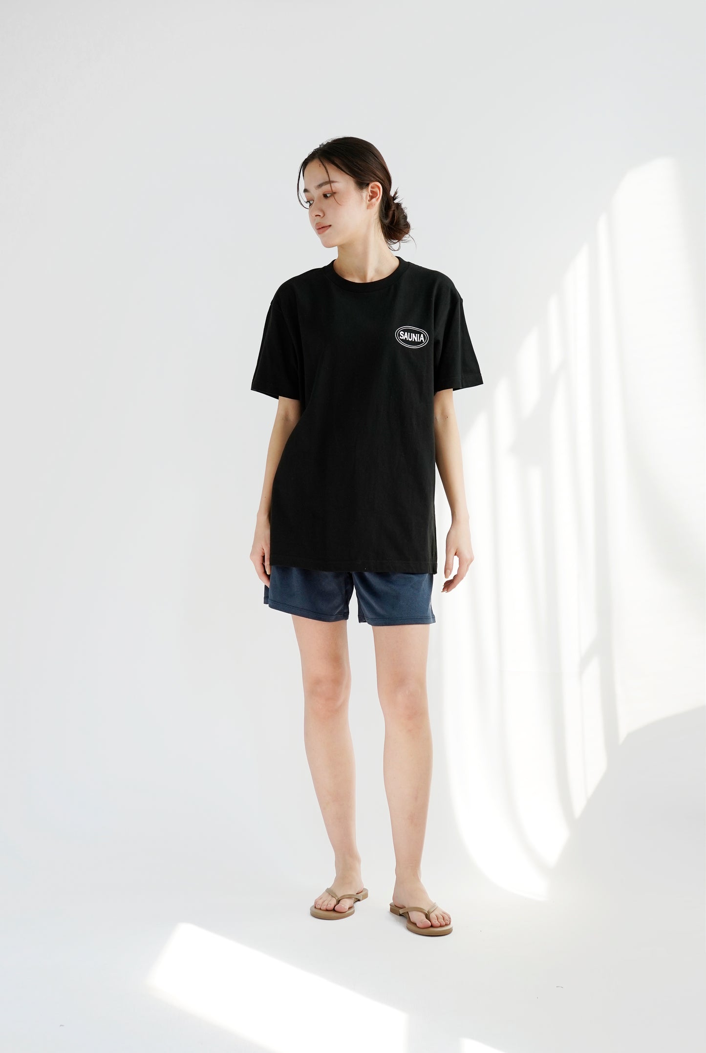 92050001 サウニアオリジナル Tシャツ BLACK M