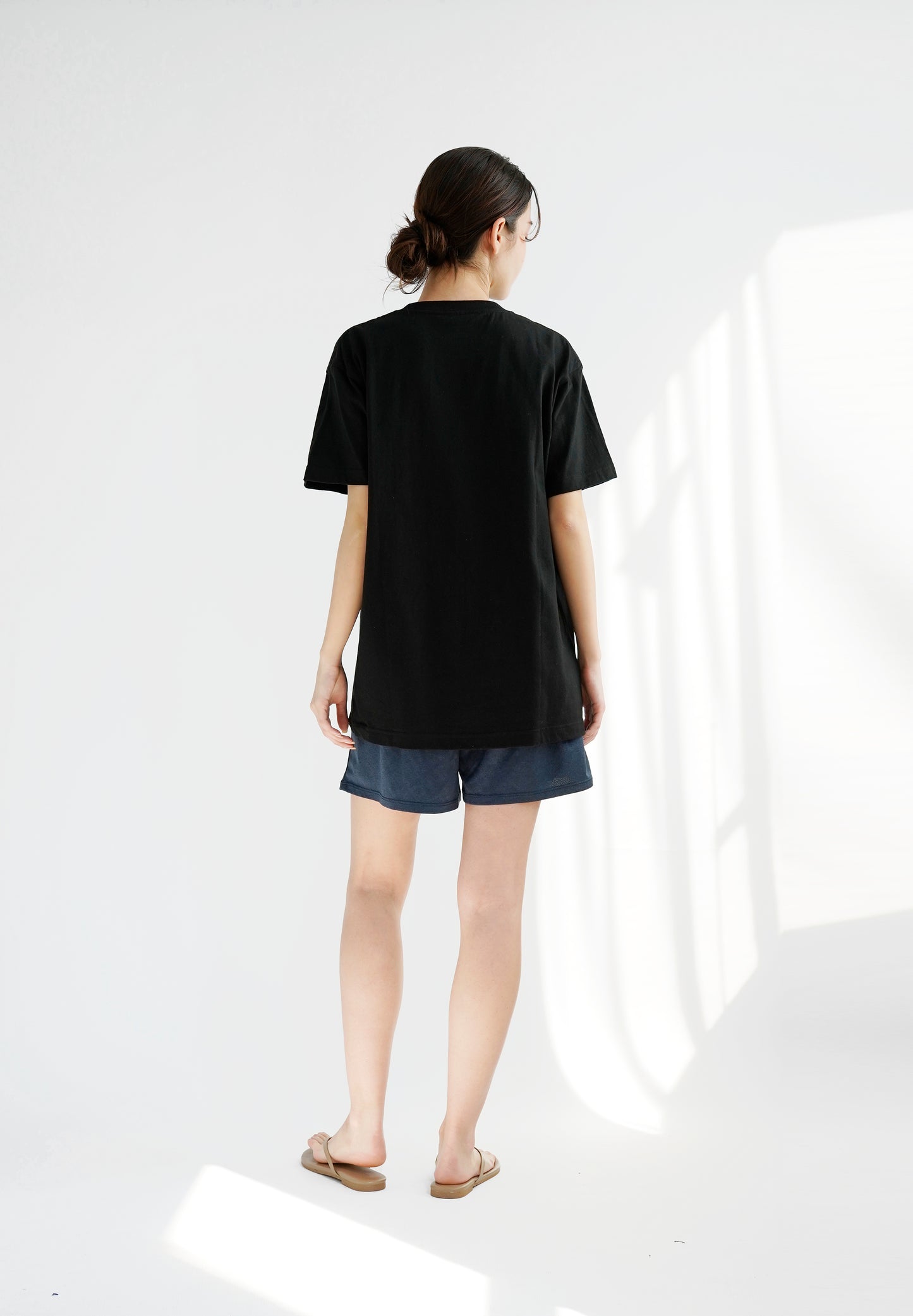 92050001 サウニアオリジナル Tシャツ BLACK L