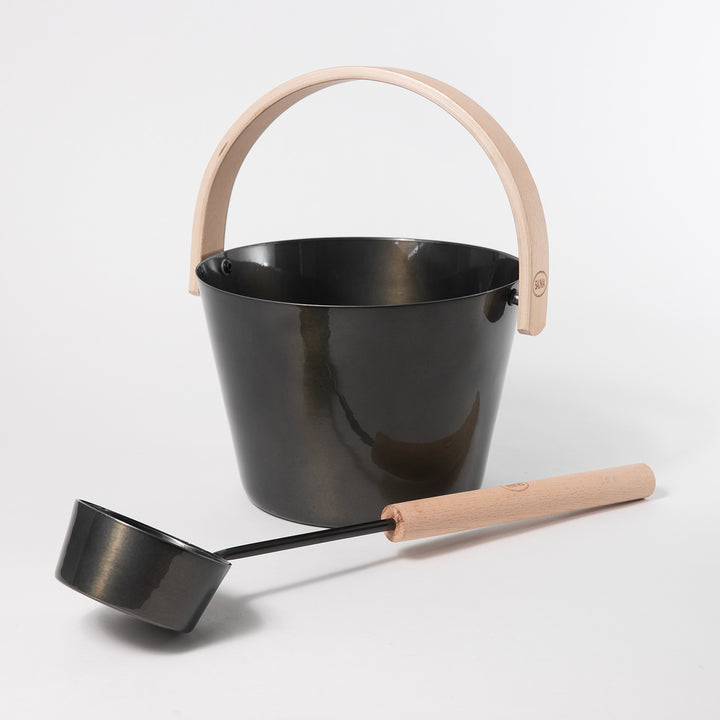 30257258 サウナバケツセット 257/258 ブラック