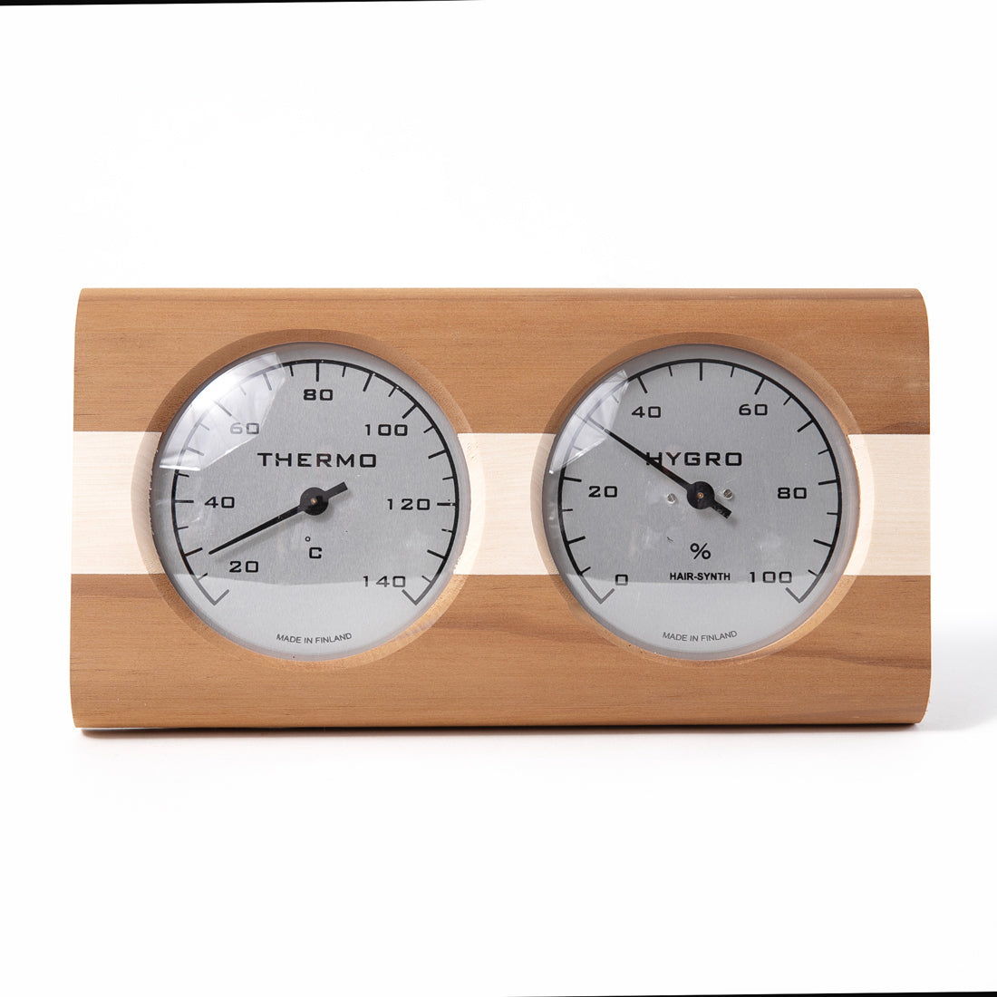92995123 サウナ温湿度計512L ナチュラルブラウン