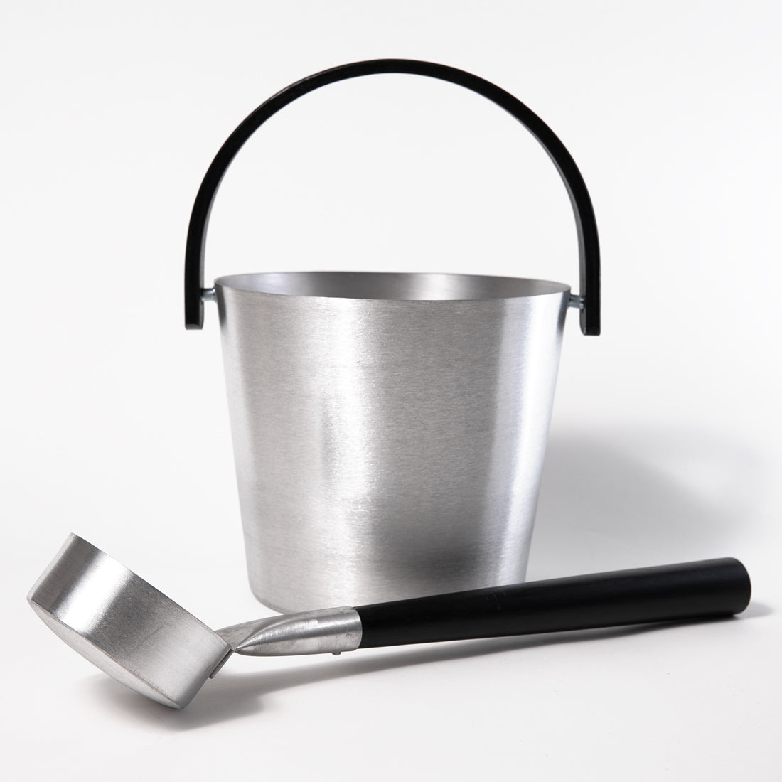 サウナバケツとお玉 豪華なフィンランド式サウナアルミニウムバケツ