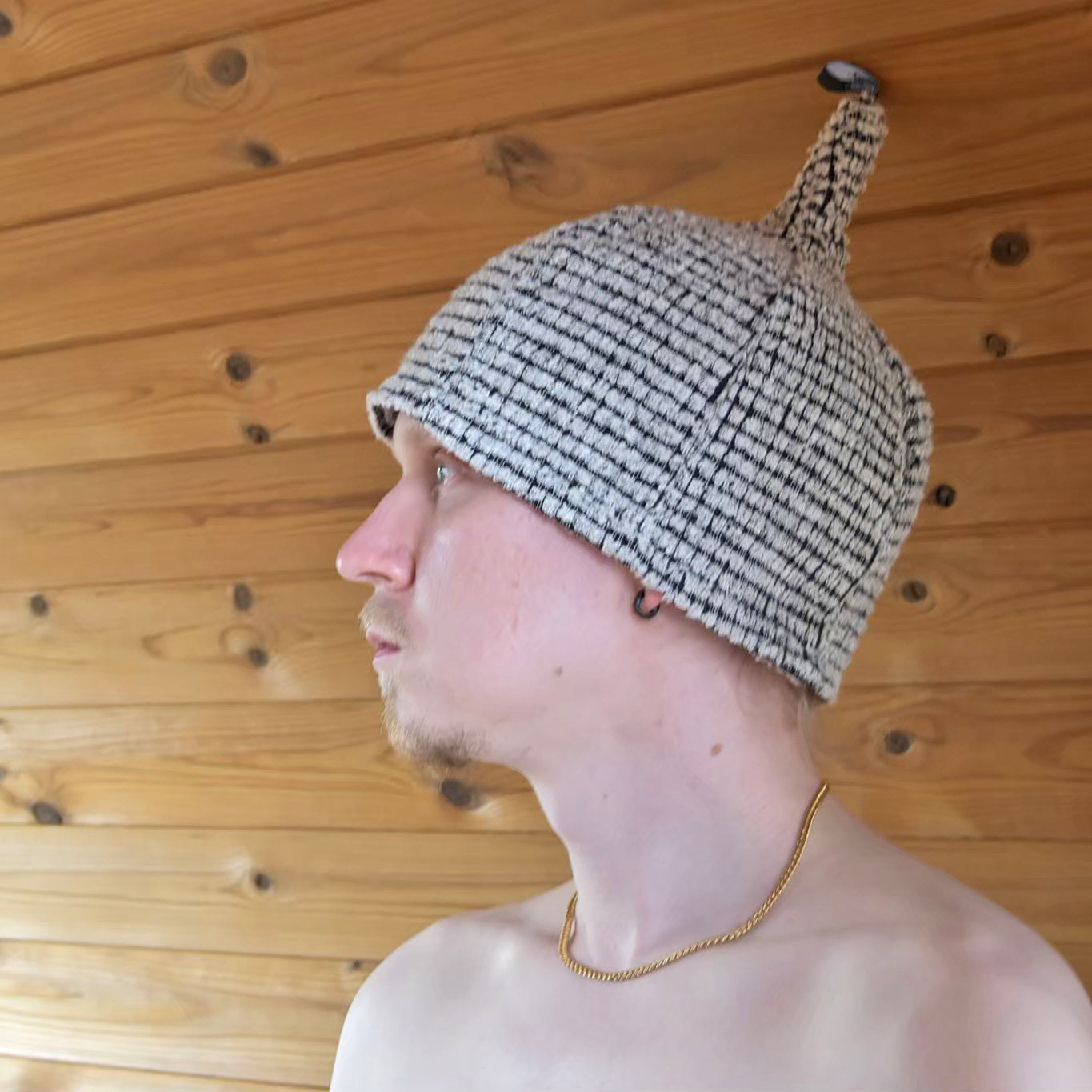 【激レア】Saunya×湯乃泉 サウニャラッコハット フレアタイプ 激レア】Saunya×湯乃泉 サウニャラッコハット フレアタイプ 激レア