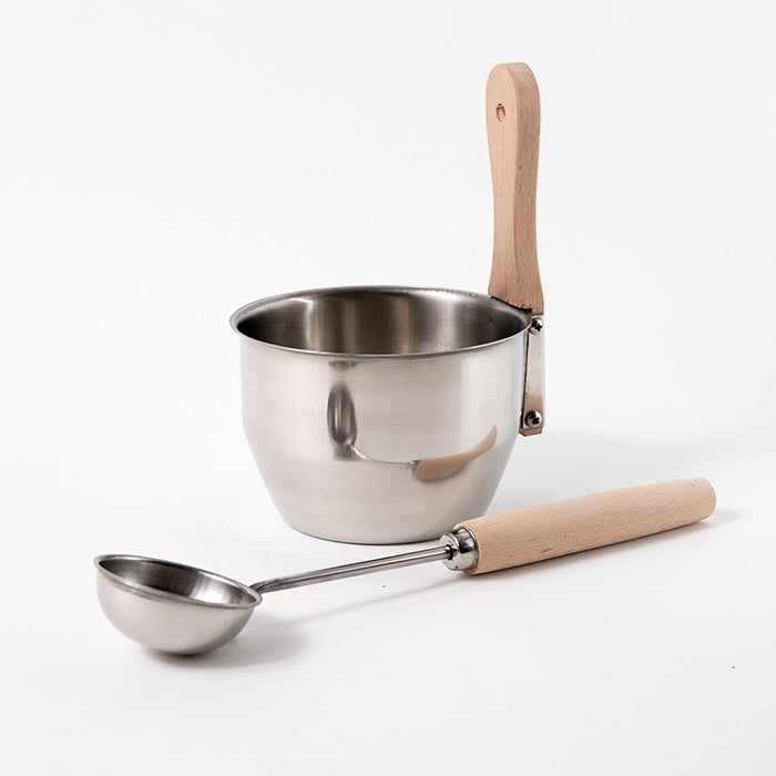 30782783 ミニバケツ&ラドルセット 6782/6783 シルバーナチュラル