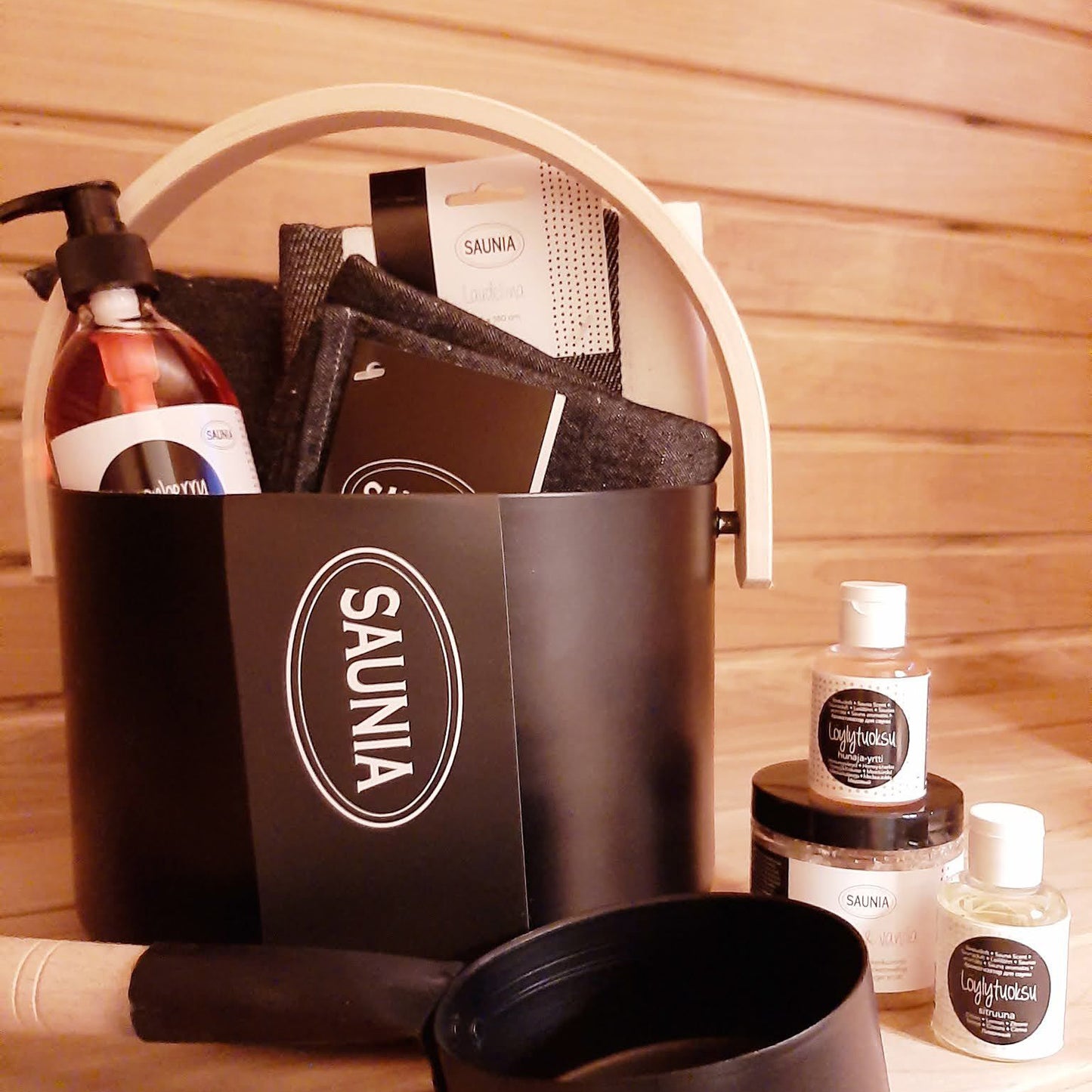 30678679 サウナバケツセット ブラック