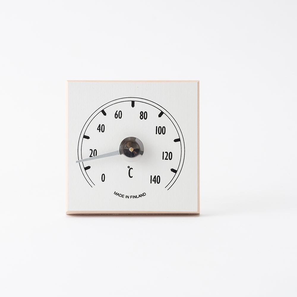 92004191 サウナ温度計419 ホワイトスクエア