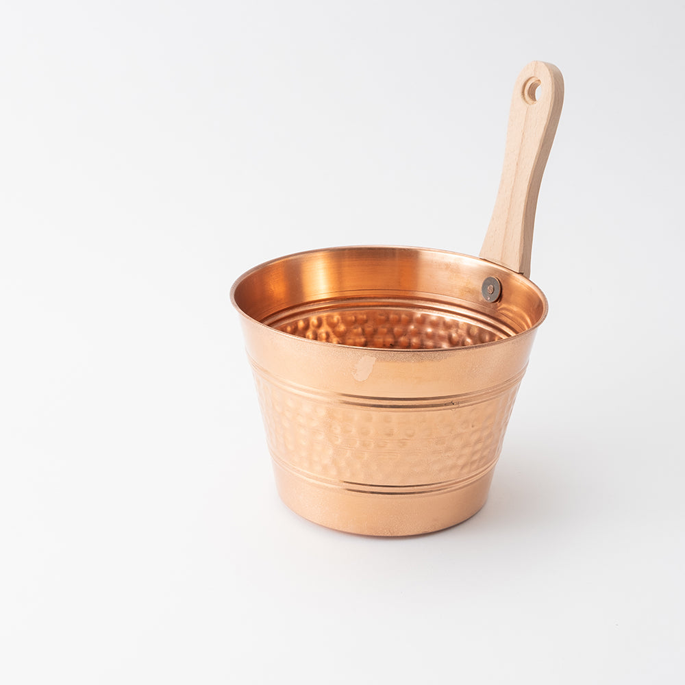 92006645 サウナバケツ&ラドルセット664 銅 容量4L