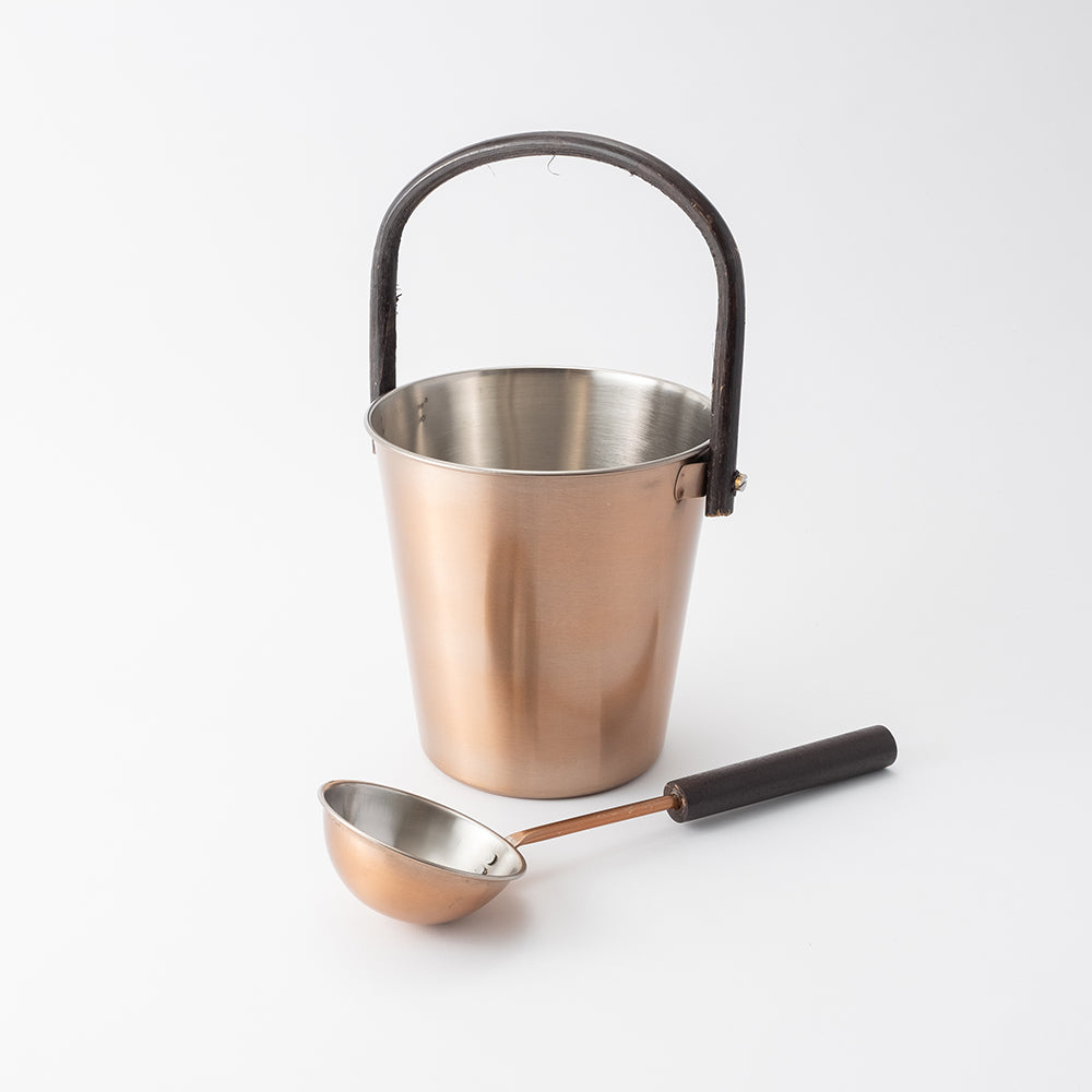 92006805 サウナバケツ&ラドルセット 680 コッパーブラウン