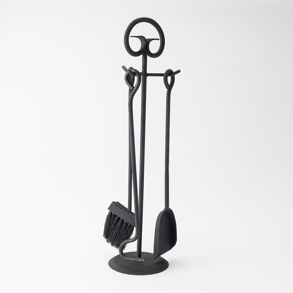 92321434 暖炉＆薪ストーブケア3点セット 32143 ブラックアイアン