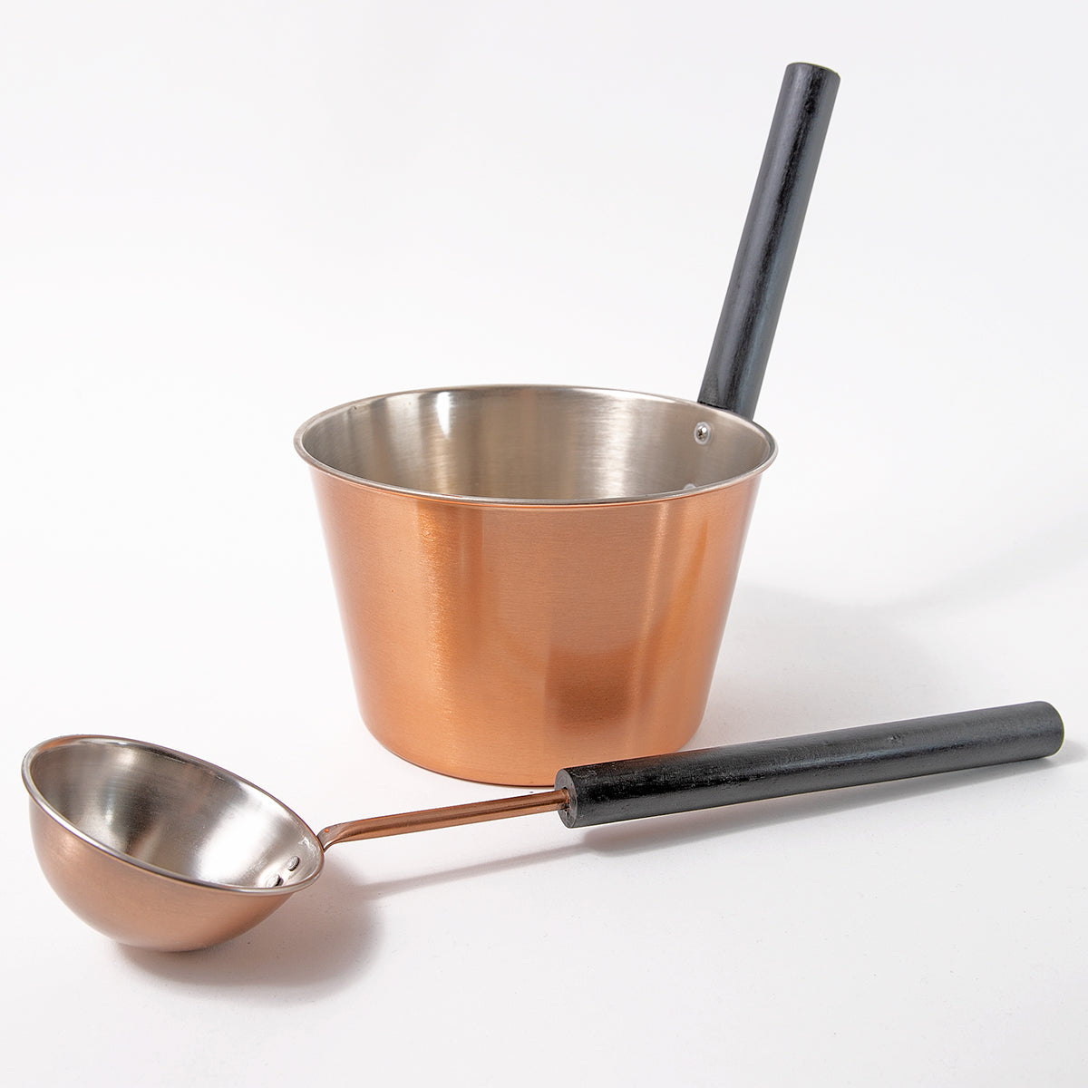 92104426  サウナバケツセット ブラックコッパー 10442