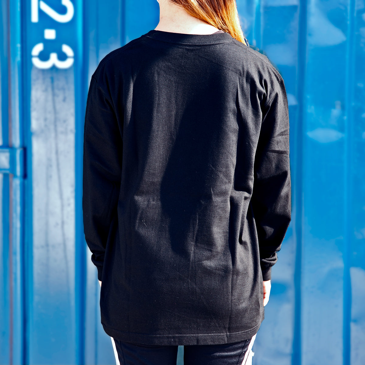 92050002 サウニア ロングシャツ ブラック M