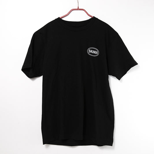 92050001　サウニアオリジナル　Tシャツ　BLACK　L